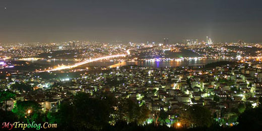 Istanbul city at night,istanbul,night,city,lights,turkey