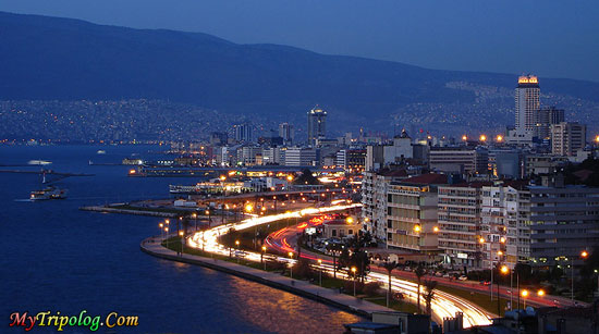 Izmir City Night View,izmir,night,turkey