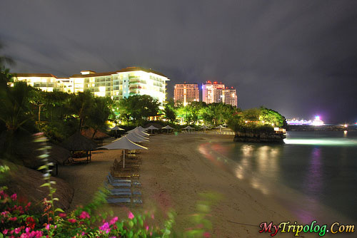 mactan island at night cebu,cebu,philipppines