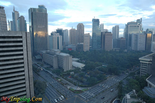 makati manila,philippines,eye bird view