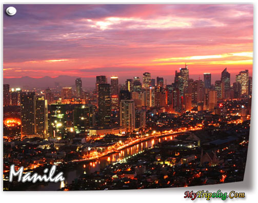 manila skyline at night