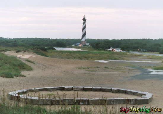 old and new places of cape hatteras lighthouse,cape hatteras,lighthouse,buxton,vacation,USA,NC