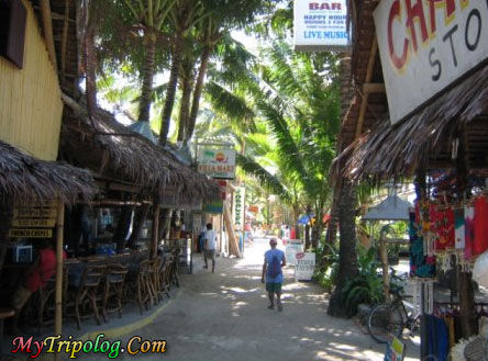 on the streets of boracay,street,boracay,philippines