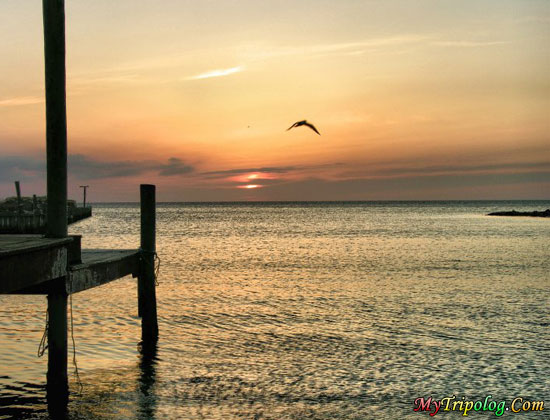 sunset on pamlico sound,buxton,sunset,sea,USA,north carolina,vacation in hatteras