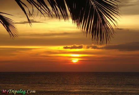 sunset on white beach,sunset, philippines, puerto galera