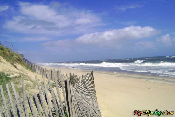 (North Carolina's Outer Banks, Beach in Buxton; I took the photo just before 