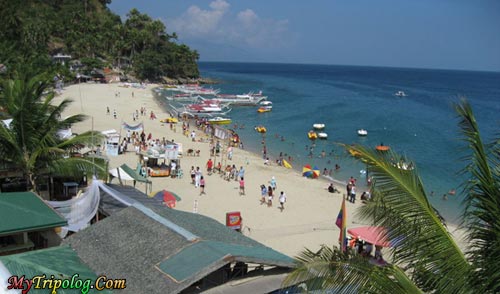 people on white beach,puerto galera,philippines,white beach