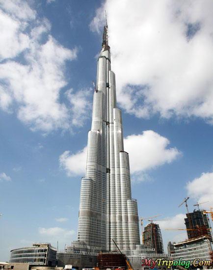 The tallest building in the world burj dubai,burj dubai,dubai,uae