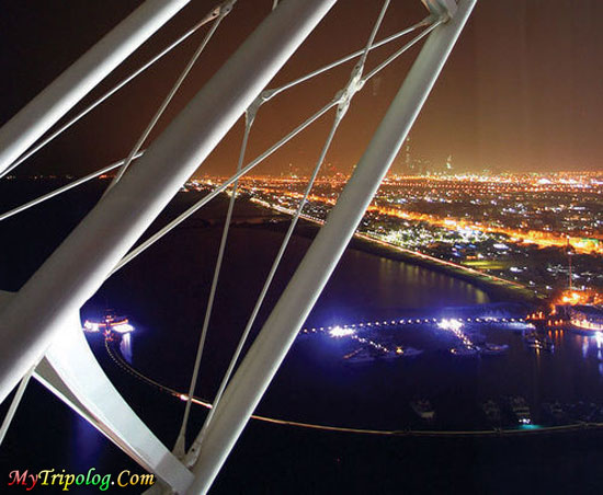 skyline wallpaper. dubai skyline view at night