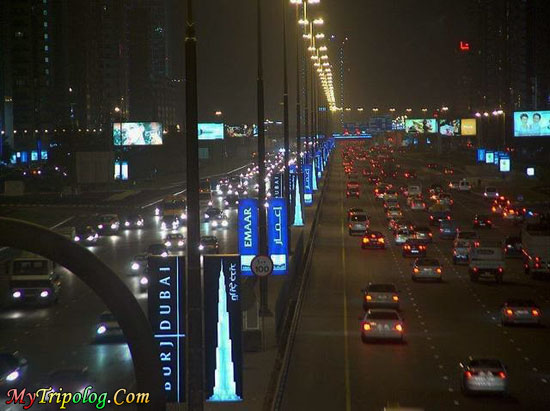 dubai traffic at night,dubai,traffic,night,uae,view,wallpaper