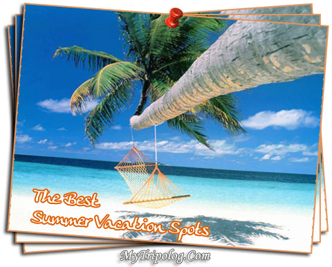 the best summer vacation spots,photoshop design by ChaOs,beach,palm