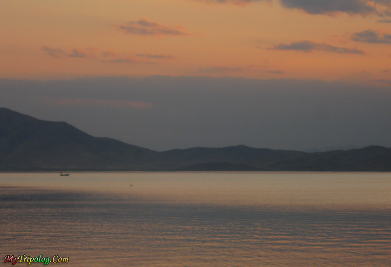 Sunset,Hazar Lake,fishing boatman,Elazig,Turkey,wallpaper