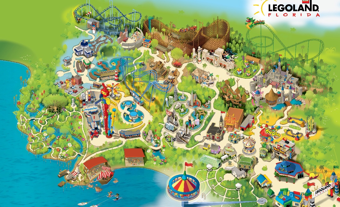 Legoland Florida Map Travel Around The World Vacation Reviews