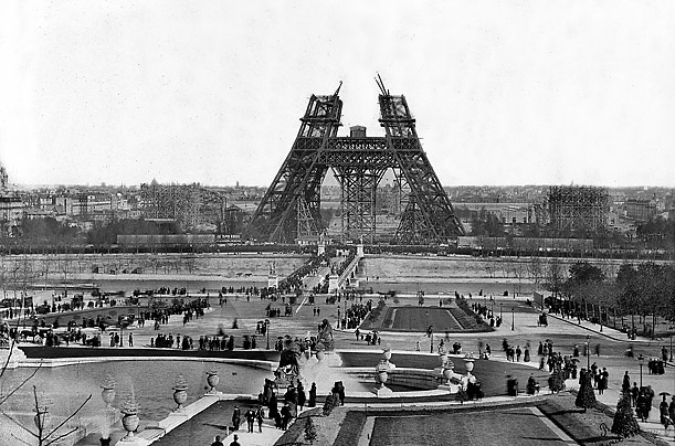 Eiffel tower construction, history