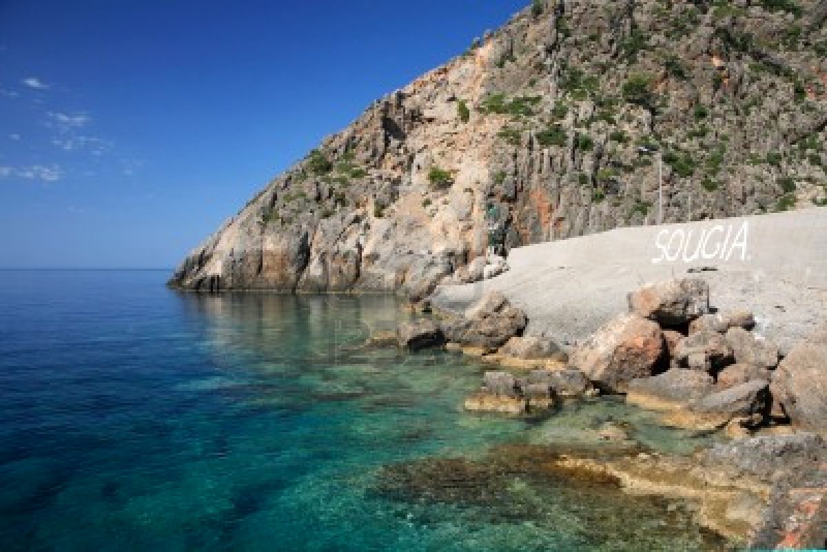 Sougia beaches wallpaper, Crete Island, Greece