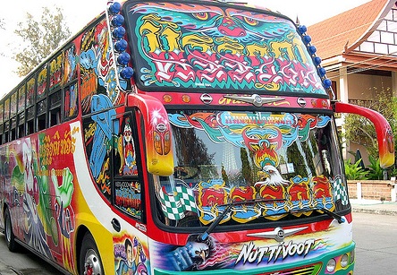 Where Are the Most Colorful Buses in the World? - Arrow Stage Lines