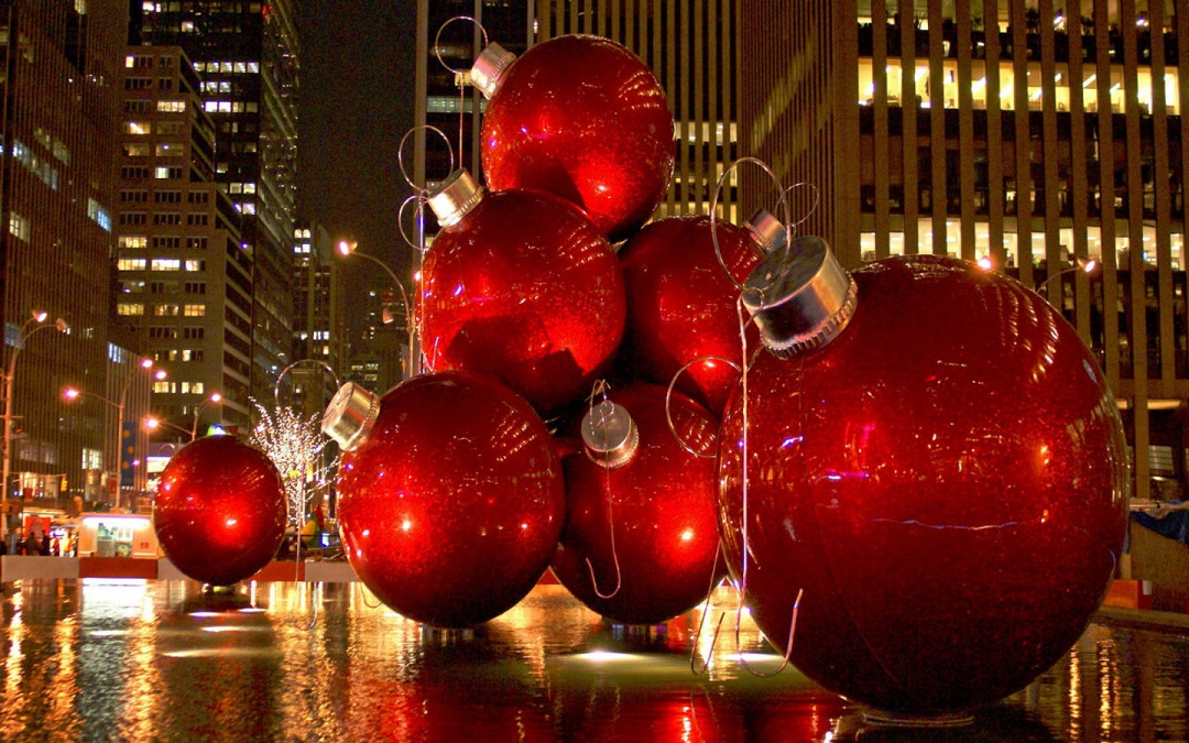 Christmas Lights in New York, Wallpaper