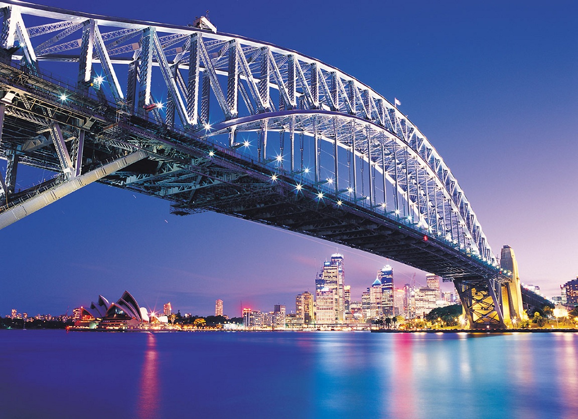 opera house view from harbour bridge sydney