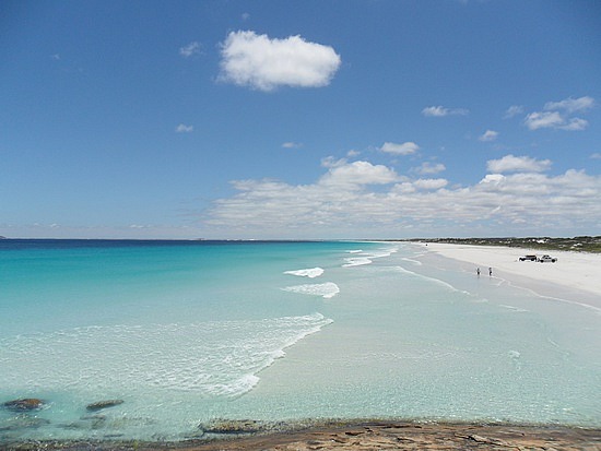 Western Australian beaches, blue ocean water
