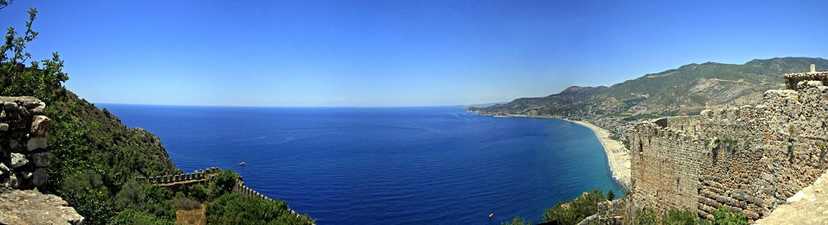 alanya castle panaromic picture