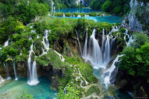waterfall in jamaica, natural beauties of the caribbean