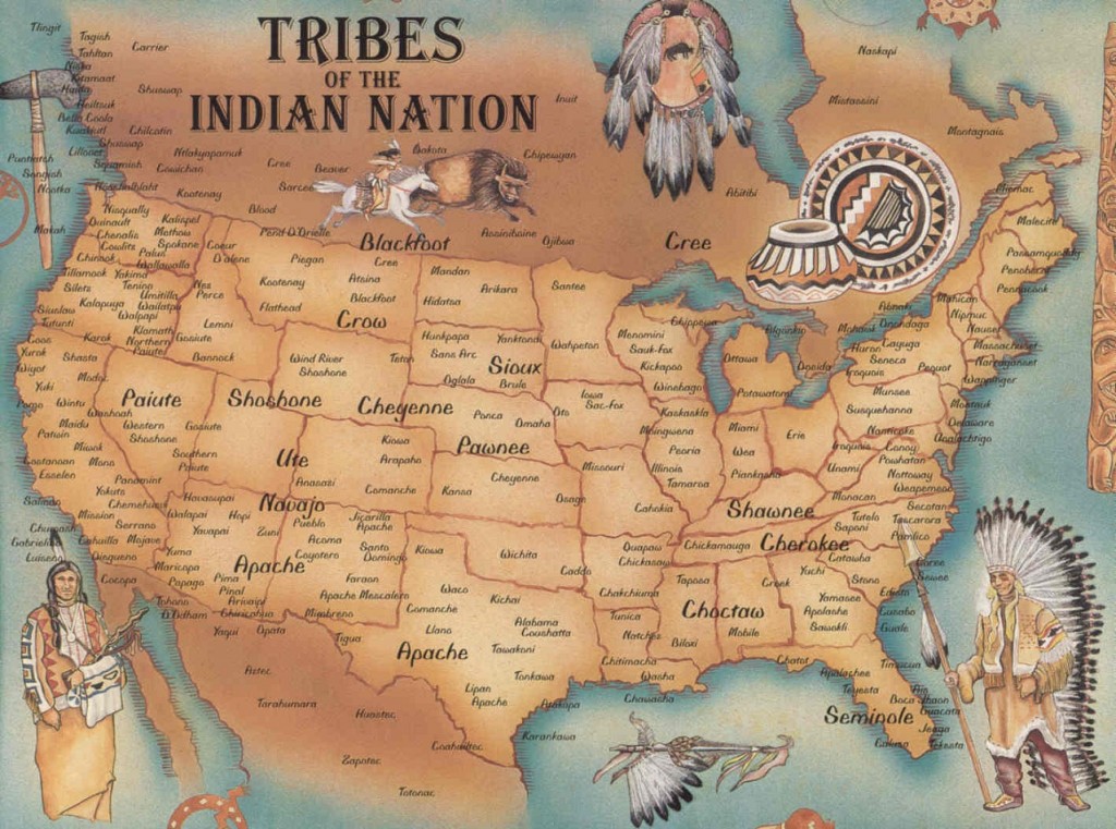 Native American Tribes Map Of North America Travel Around The World Vacation Reviews