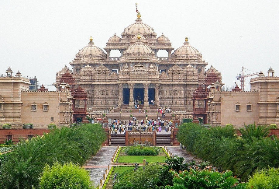 New Delhi Akshardham temple, India Wallpaper