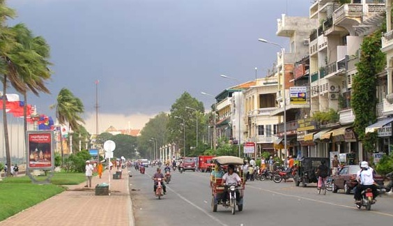 Phnom Phen City Streets, Cambodia