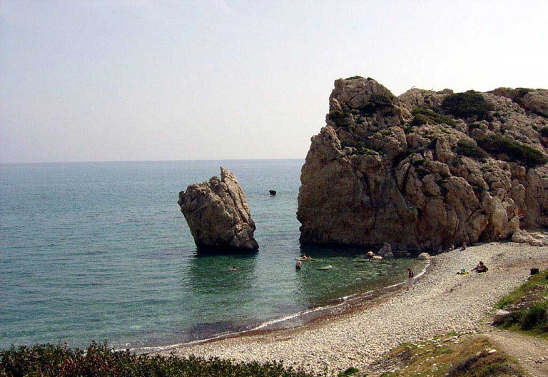Rock of Aphrodite, Birthplace of Aphrodite, Cyprus