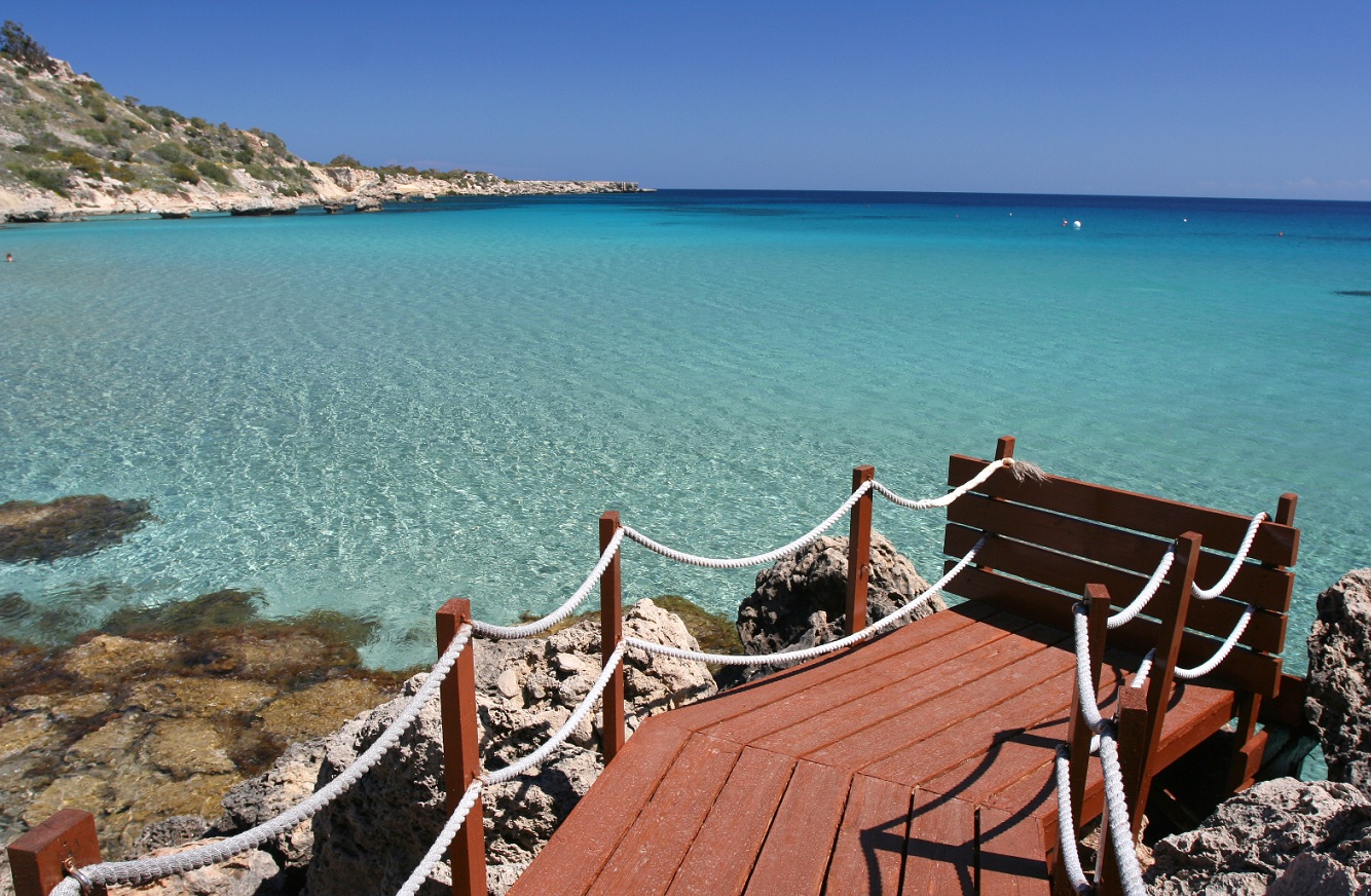 crystal clear Mediterranean water