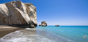 birthplace of Aphrodite on Cyprus island