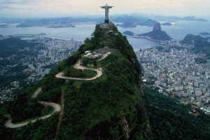Rio De Janerio Skyline with Christ the Redeemer