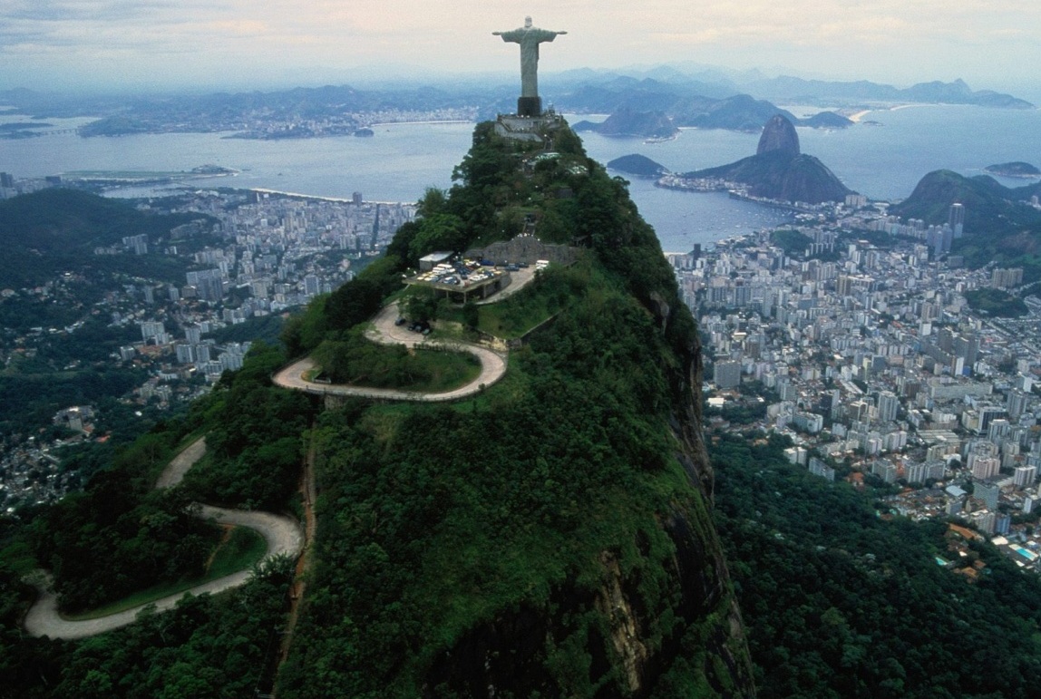  Rio De Janerio Skyline with Christ the Redeemer