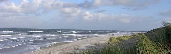 Beautiful Netherland Coastline, Friesland beach