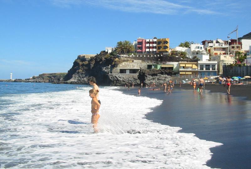 Port Naos Beach, La Palma Canary Island, Spain