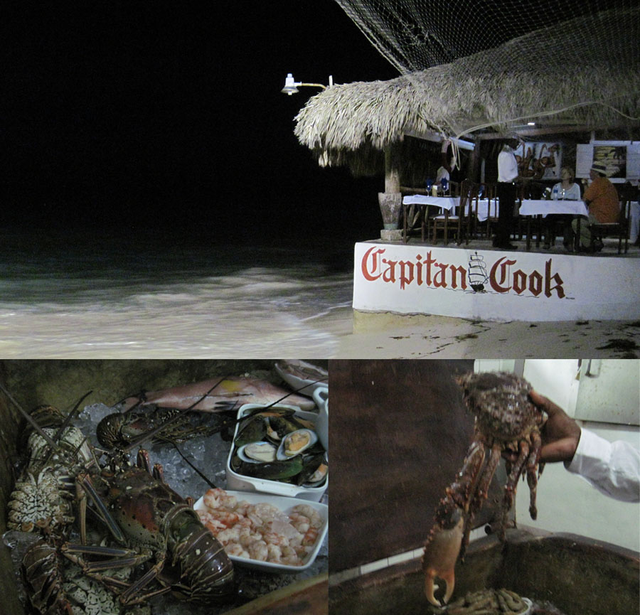 captain cook restaurant and fresh sea food punta cana