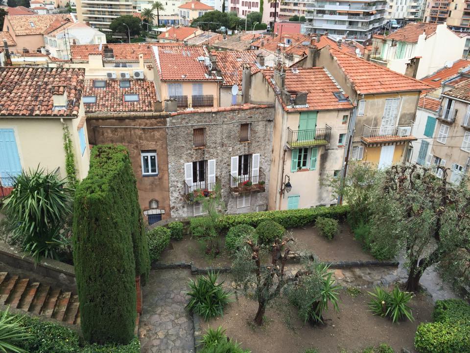 old apartment buildings in Cannes, France
