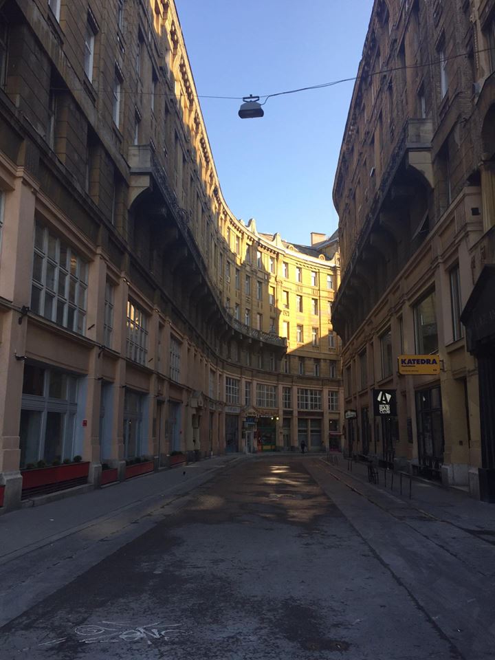 back streets of budapest hungary capital city