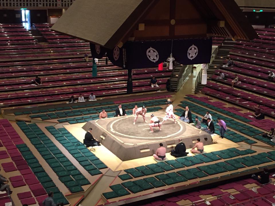 real sumo wrestling match tokyo japan