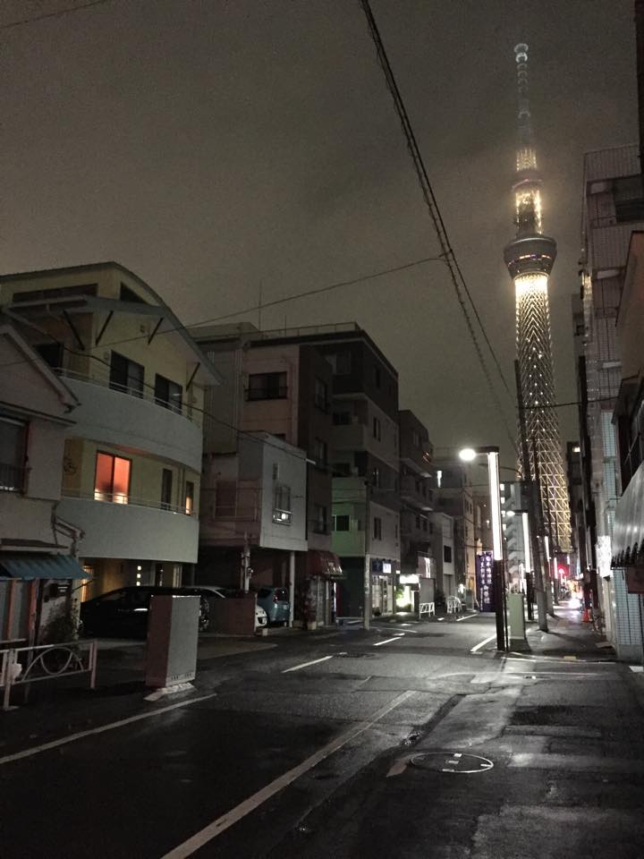 tokyo streets at night japan