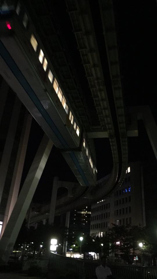 tokyo subway at night