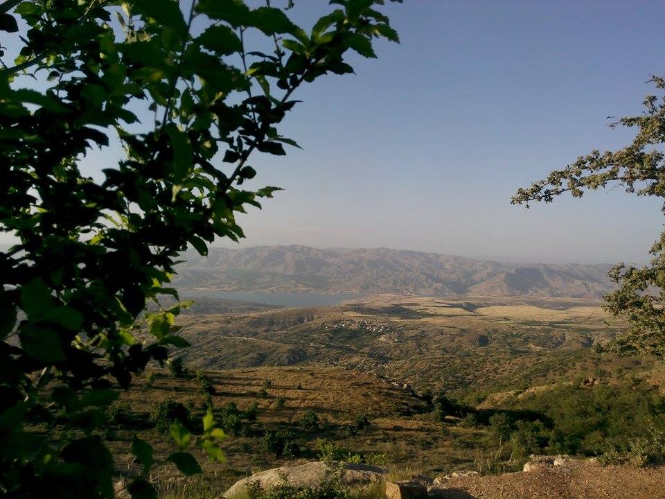 view of pertek from harput district of elazig province