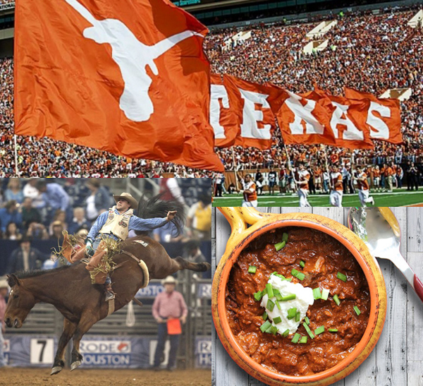 texas culture chili football rodeo