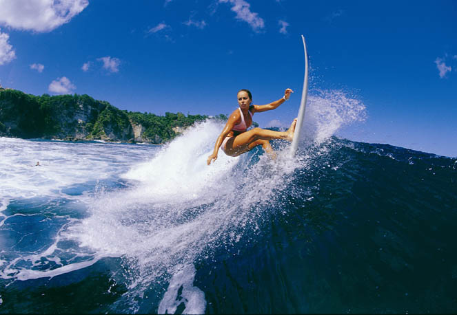 woman surfer wallpaper