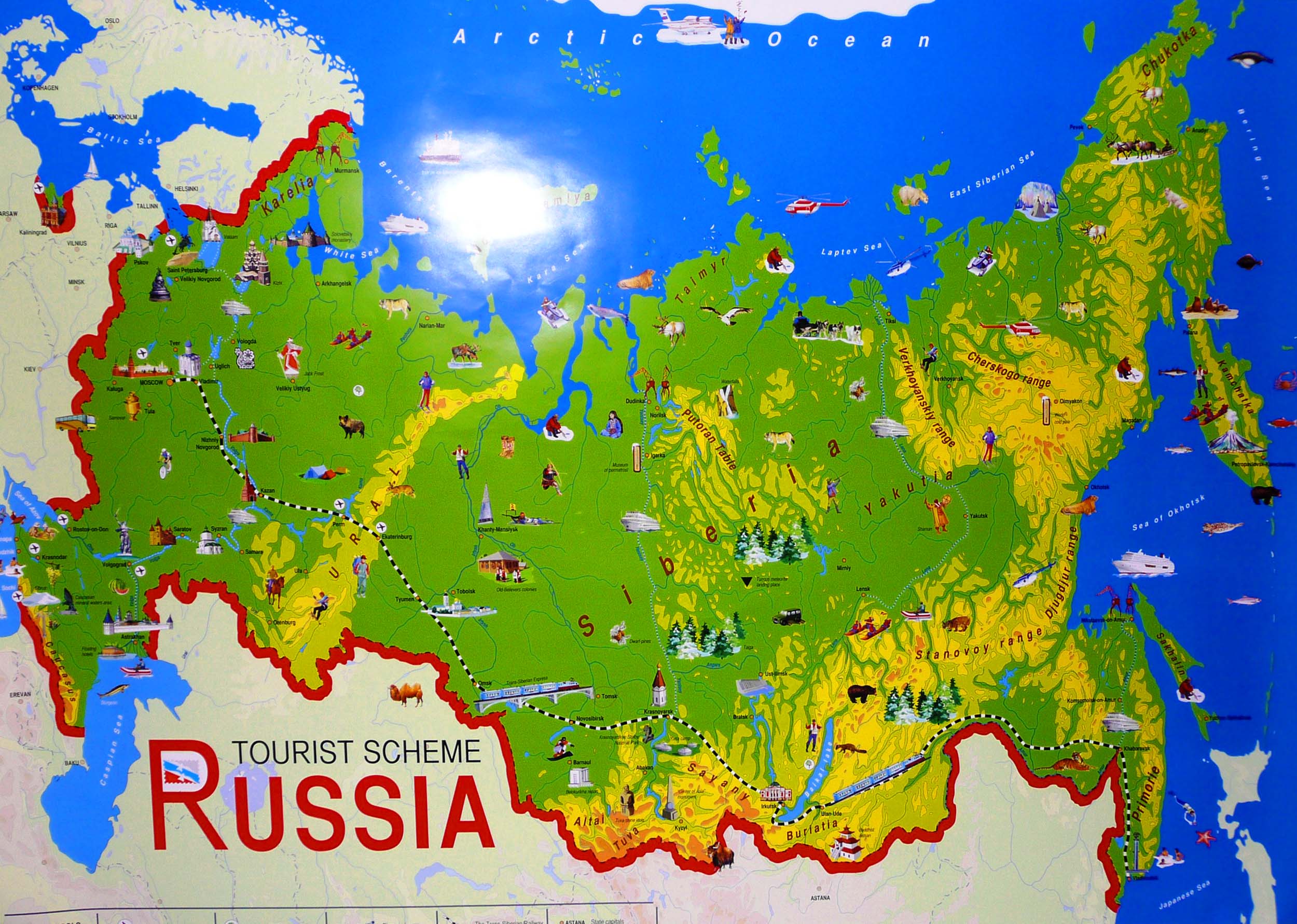 Largest, Most Detailed Map and Flag of Russia – Travel Around The World
